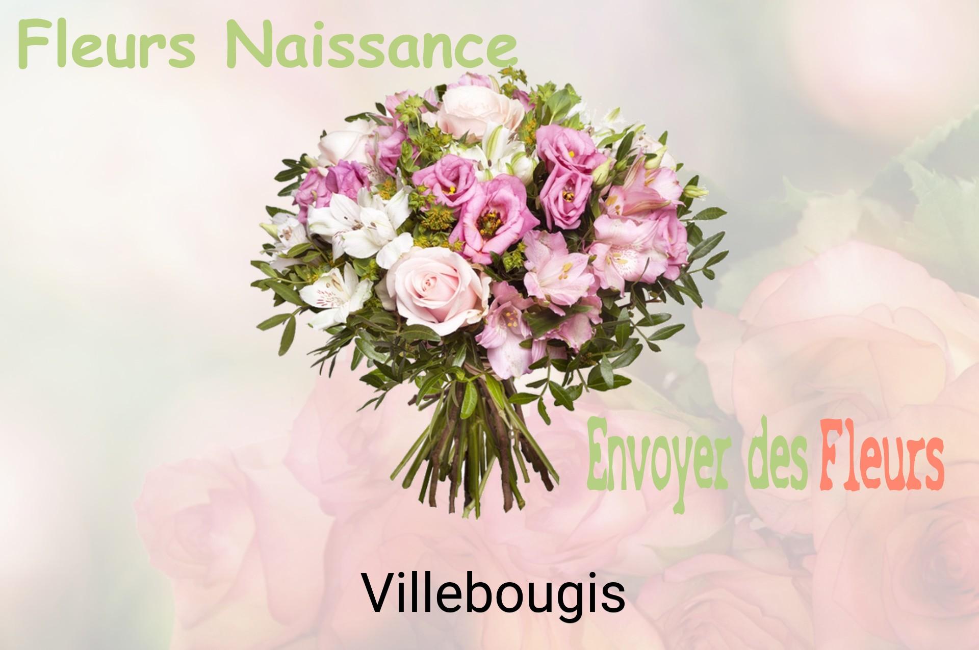 Bouquet de fleurs de naissance livré à Villebougis